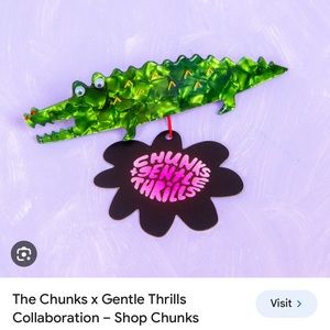 Chunks x Gentle Thrills Alligator Clip